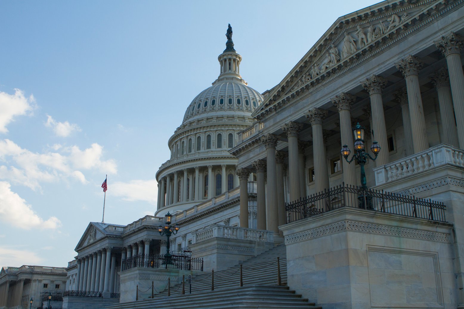 The Famous United States Capitol in Washington